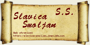 Slavica Smoljan vizit kartica